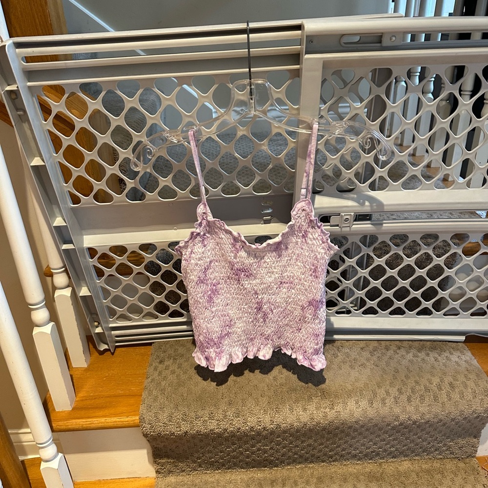 SO brand cropped halter top